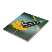 Costa Rica - Zebra Longwing Butterfly Fliese (Seite)