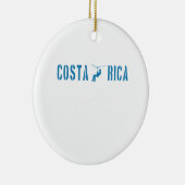 Costa Rica-Zipfutter Keramik Ornament (Rechts)