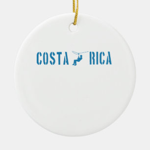 Costa Rica-Zipfutter Keramik Ornament
