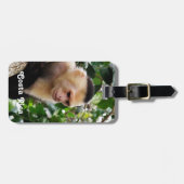 Costa Rican Affe Gepäckanhänger (Vorderseite horizontal)