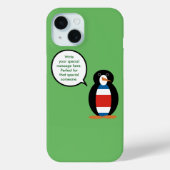 Costa Rican Civil Ensign Flag Talking Mr Penguin Case-Mate iPhone Hülle (Rückseite)