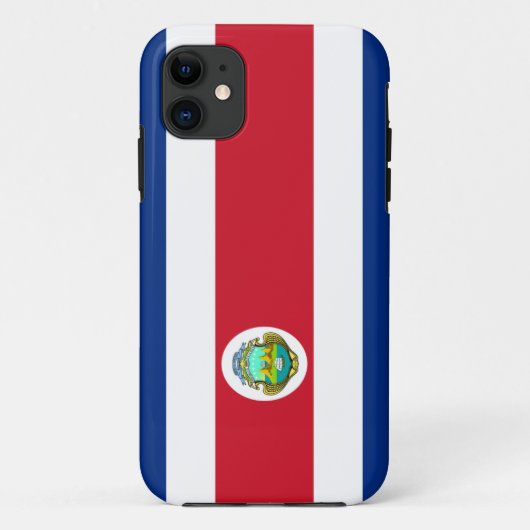 Costa Rican Flagge iPhone Fall Case-Mate iPhone Hülle (Rückseite)