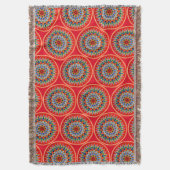 Costa Rican Oxcartwheel Kunst Decke (Vorderseite Vertikal)