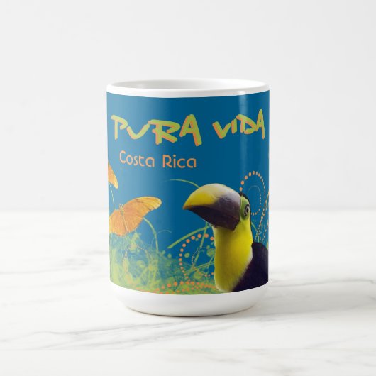Costa Rican Pura Vida Toucan Tasse (Mittel)
