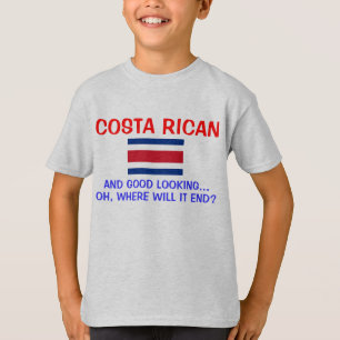 Costa Rican und schönes T-Shirt