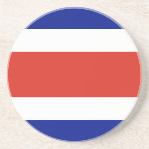Costa-ricanische Zivilflagge Getränkeuntersetzer