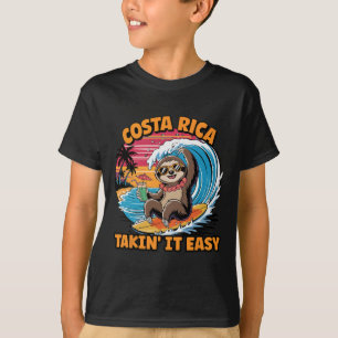 Costa-ricanischer Vida-Surfer-Nimm-es-leicht Costa T-Shirt