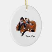 Costa Ricatiti-Affe Keramikornament (Rechts)