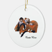 Costa Ricatiti-Affe Keramikornament (Links)