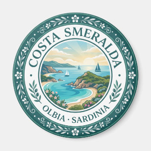 Costa Smeralda Italien Magnet