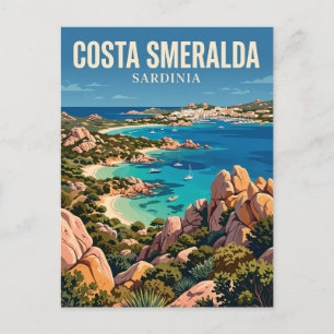Costa Smeralda Italien Postkarte