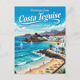 Costa Teguise Spanien Postkarte