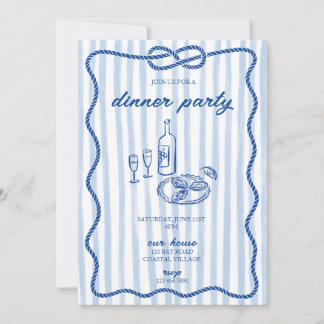 Costal Lässig Dinner Party Einladung