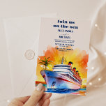 Costal Seascape Beach Kreuzfahrt Hochzeit Einladung<br><div class="desc">Entspannen Sie sich in einem tropischen Paradies mit unserer Watercolor Cruise Tropical Wedding Einladung. In lebhaften Farbtönen und zarten Pinselstrichen eingebettet, lädt diese Einladung Ihre Gäste zu einer friedlichen Oase der Liebe und Feier ein. Unsere Einladung ist so konzipiert, dass sie das Wesen eines romantischen Urlaubs erfassen kann und Set...</div>