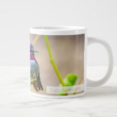 Costa's Hummingbird Psalm 145:4 KJV Jumbo-Tasse (Rechts)