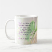Costa's Hummingbird Psalm 145:4 KJV Kaffeetasse (Links)
