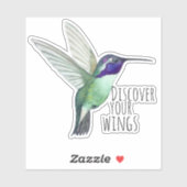 Costa's Hummingbird-Sticker Aufkleber (Blatt)