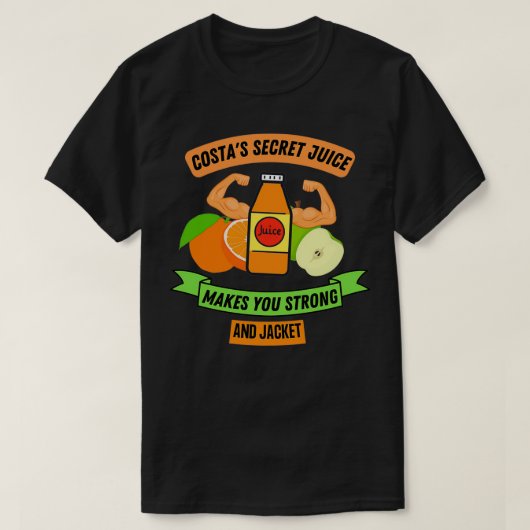 Costax27s Secret Juice T-Shirt (Design vorne)