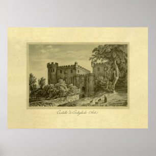 Costigliole d'Asti, Piemont, Italien Poster