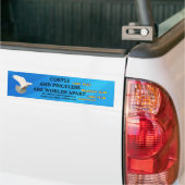 Costly and Priceless - Christian Bumper Sticker Autoaufkleber (Auf Lkw)