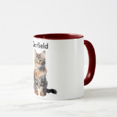 Costum Cat Garfied Tasse (VorderseiteRechts)
