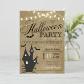Costume Cocktail Party Einladung (Stehend Vorderseite)