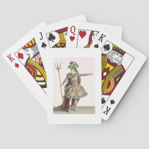 Costume for Neptune in several operas, engraved by Spielkarten