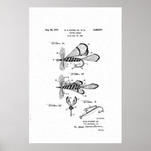 costume jewelry patent / dry fishing fly poster