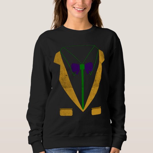 Costume Mardi Gras Sweatshirt (Vorderseite)