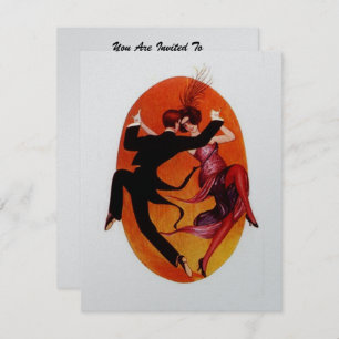 COSTUME PARTY MASQUERADE BALLINVITATION EINLADUNG