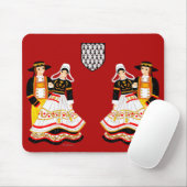 Costume Tradinel de Bretagne, Frankreich Mousepad (Mit Mouse)