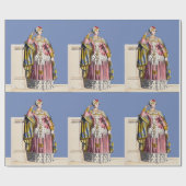 ~ COSTUMES ~A Lady of Rank~ Edward 3rd ~ 1350s Geschenkpapier (Flach)