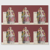 ~ COSTUMES ~A Lady of Rank~ Edward 3rd ~ 1350s Geschenkpapier (Flach)