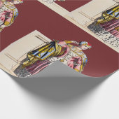 ~ COSTUMES ~A Lady of Rank~ Edward 3rd ~ 1350s Geschenkpapier (Ecke)