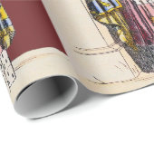 ~ COSTUMES ~A Lady of Rank~ Edward 3rd ~ 1350s Geschenkpapier (Rolleneckpunkt)