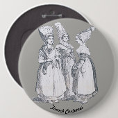 ~ COSTUMES ~ Französische Bauern ~ Marseille ~ 185 Button (Vorne & Hinten)