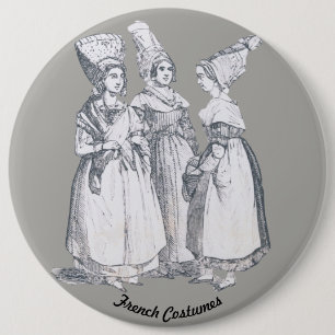 ~ COSTUMES ~ Französische Bauern ~ Marseille ~ 185 Button