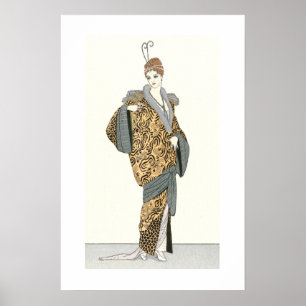 Costumes Parisiens- Vintage Mode Poster