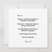 Costumize Happy Birthday Sparkle rosa Gold (Rückseite)