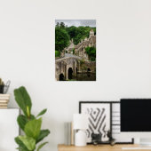 Costwolds Stadt Burg Combe Plakatdruck Poster (Heimbüro)