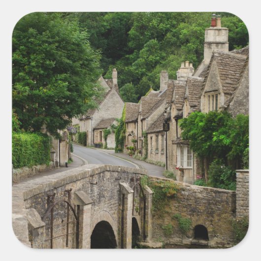 Costwolds town Castle Combe Aufkleber (Vorderseite)