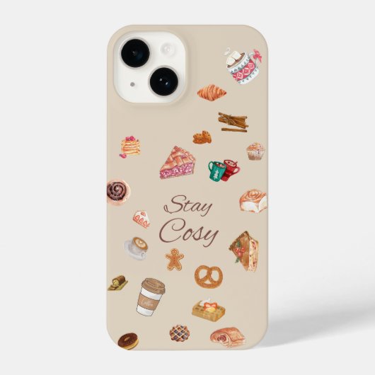 cosy and cute Autumn phone case iPhone Hülle (Rückseite)