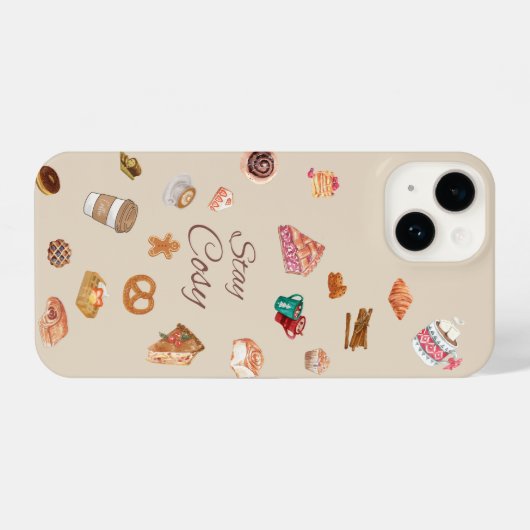 cosy and cute Autumn phone case iPhone Hülle (Rückseite (Horizontal))