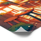 Cosy Anime Café Poster (Ecke)