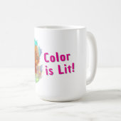 Cosy Artistic Winter Coffee Tasse (VorderseiteRechts)