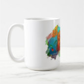Cosy Artistic Winter Coffee Tasse (Links)