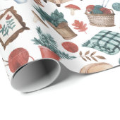 Cosy Autumn Zuhause Geschenkpapier (Rolleneckpunkt)