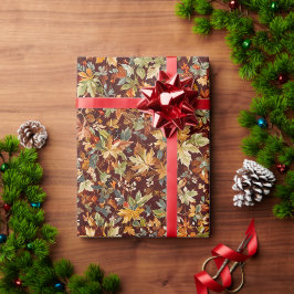 Cosy Autumnal Wrapping Paper Geschenkpapier