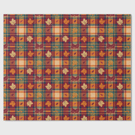 Cosy Autumnal Wrapping Paper Geschenkpapier