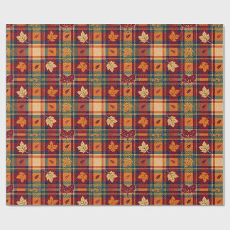 Cosy Autumnal Wrapping Paper Geschenkpapier